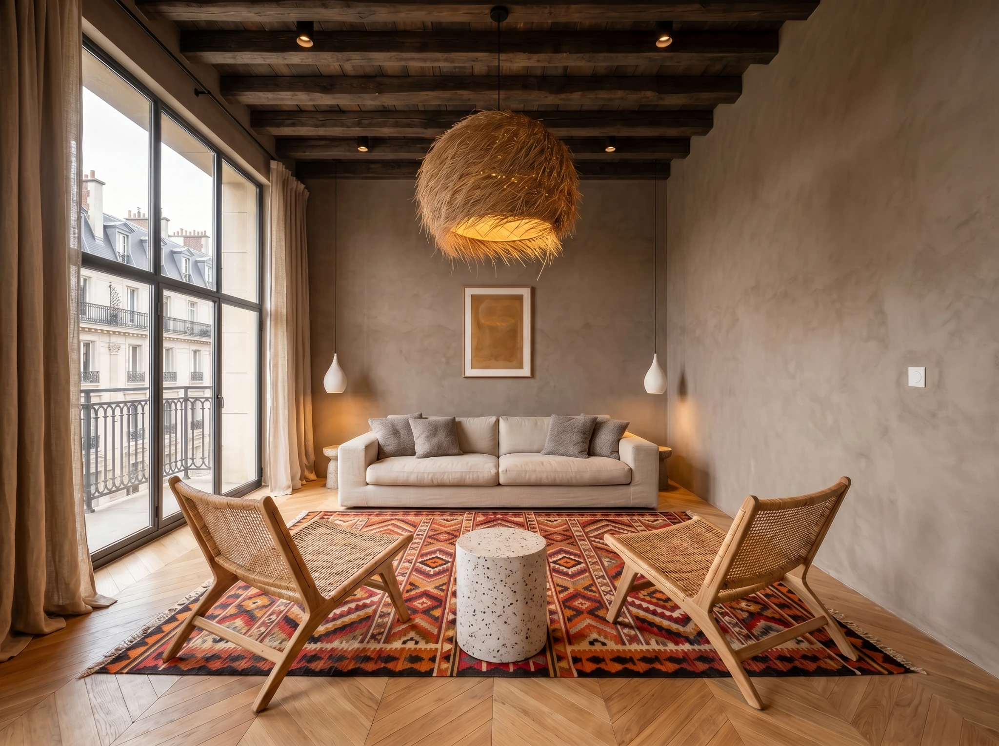 Warm interior style